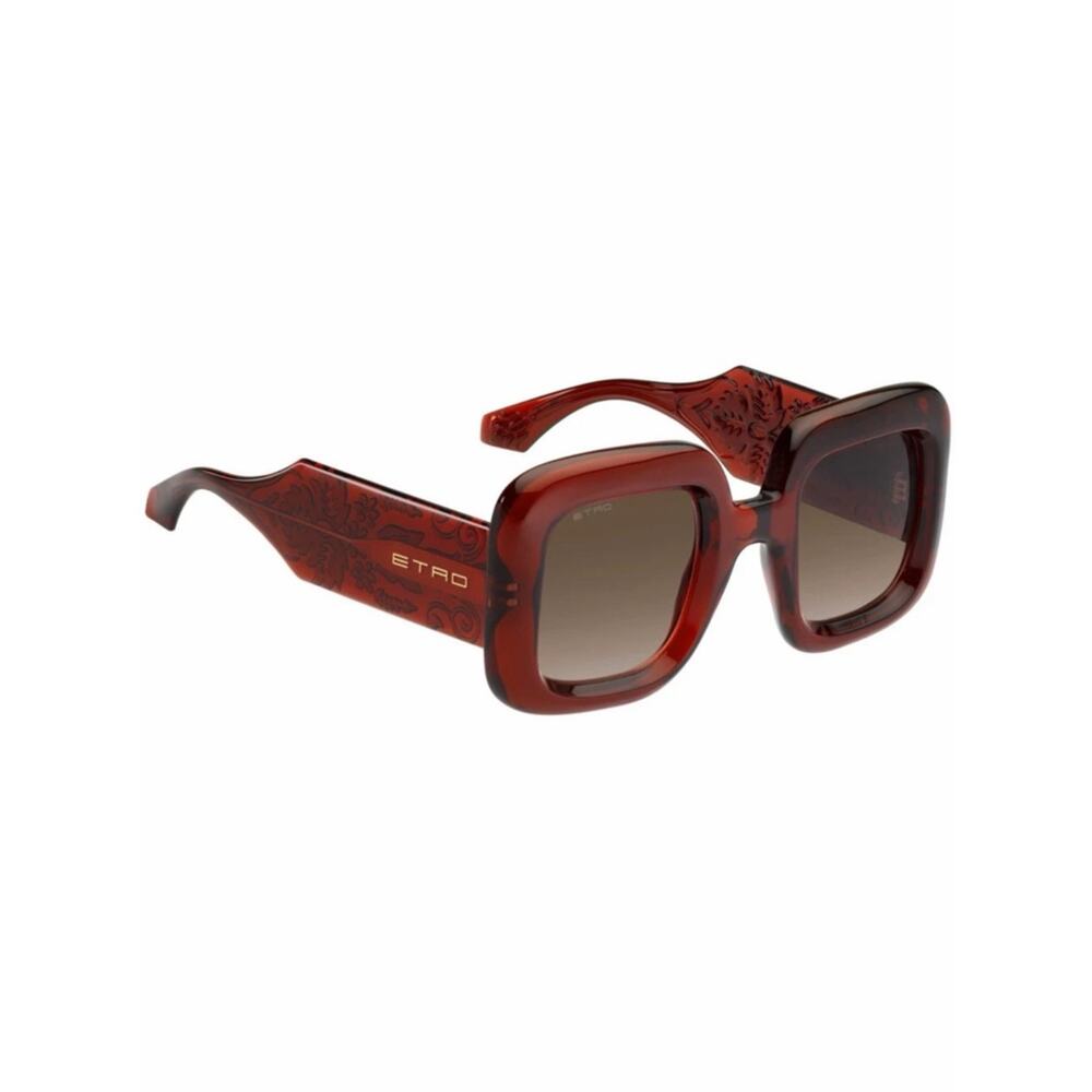 New Etro ETRO0015/S 2LFHA Brick Color Square Sunglasses, Authentic